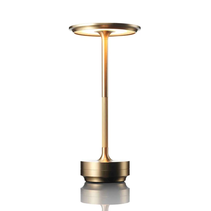 Metallic Cordless Table Lamp
